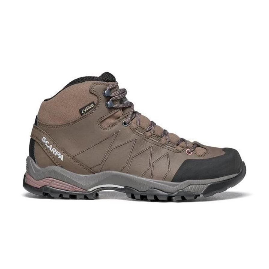 SCARPA Moraine Plus Mid GTX Hiking Boots for Women - Waterproof Trekking Shoes