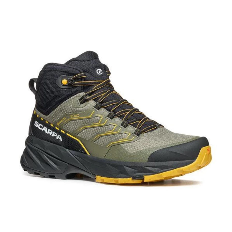 SCARPA Rush 2 Mid GTX Hiking Boots for Men - Waterproof Trekking & Outdoor Adventure Footwear