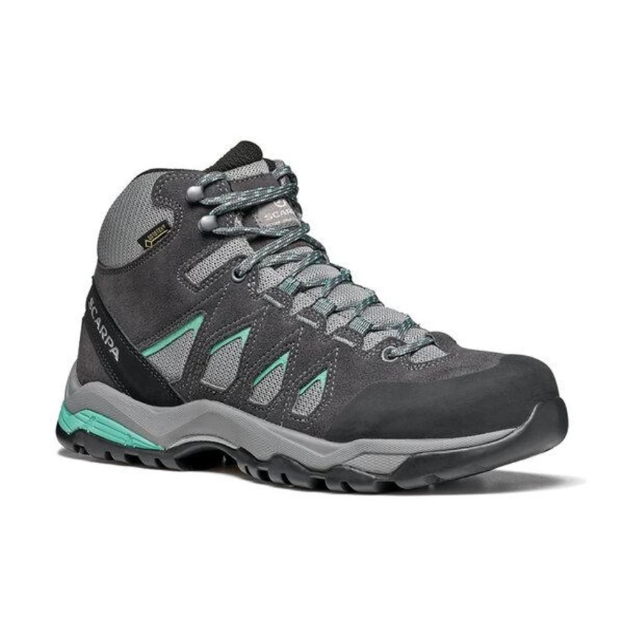 SCARPA Moraine Mid GTX Hiking Boots for Women - Waterproof Trekking Shoes